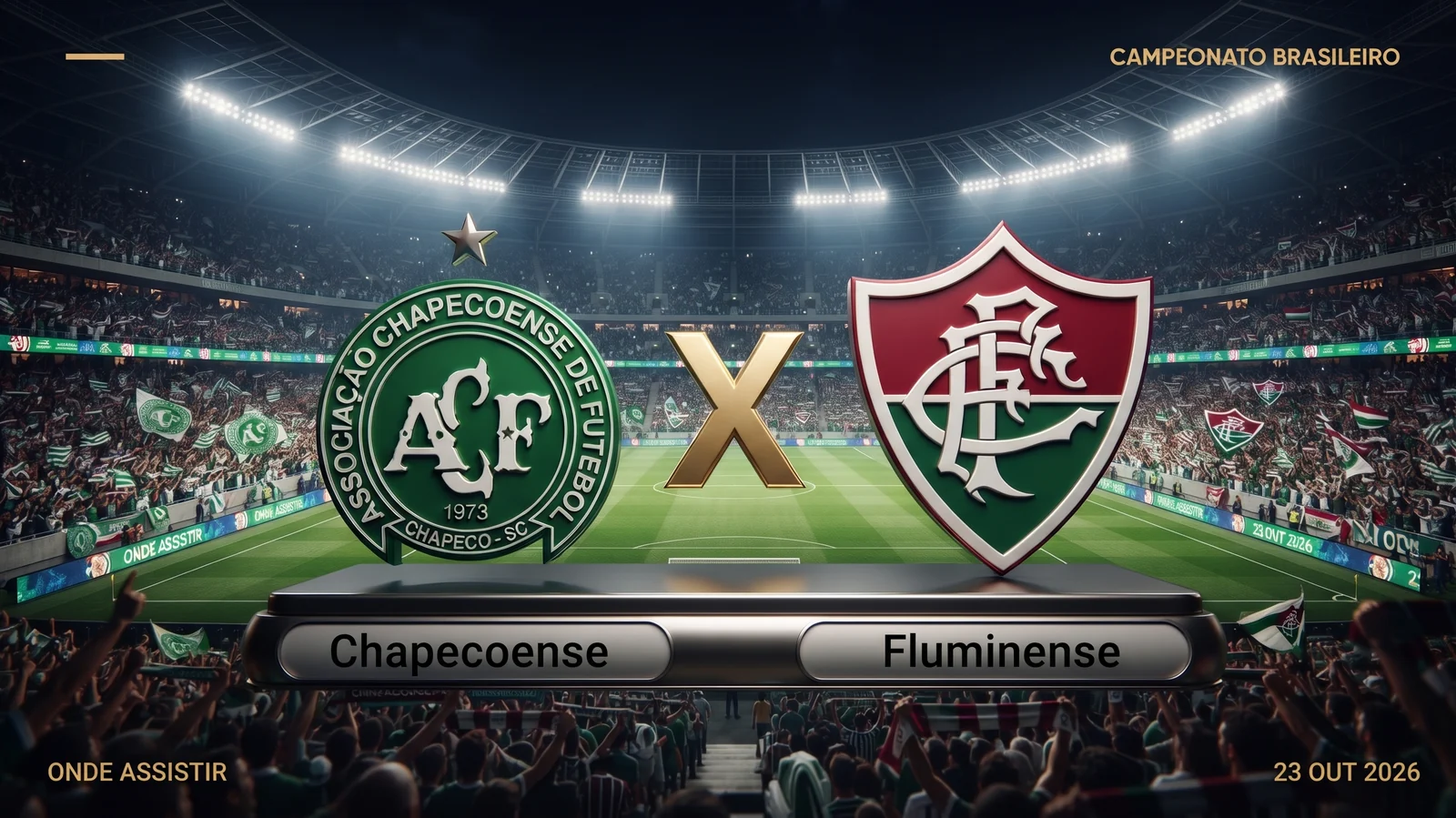 Chapecoense x Fluminense: onde assistir ao jogo