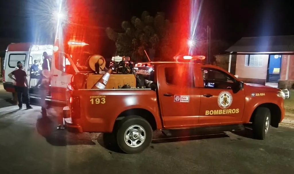 Corpo de Bombeiros socorre duas vítimas de acidentes de trânsito em Poconé