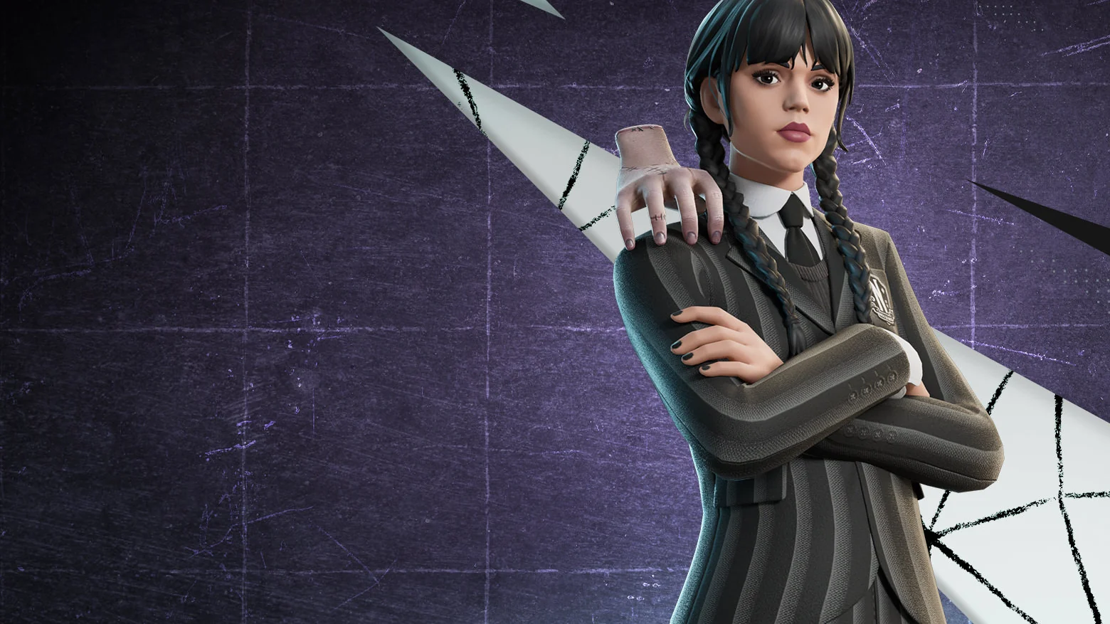 Fortnite traz Wandinha por 1.500 V-Bucks
