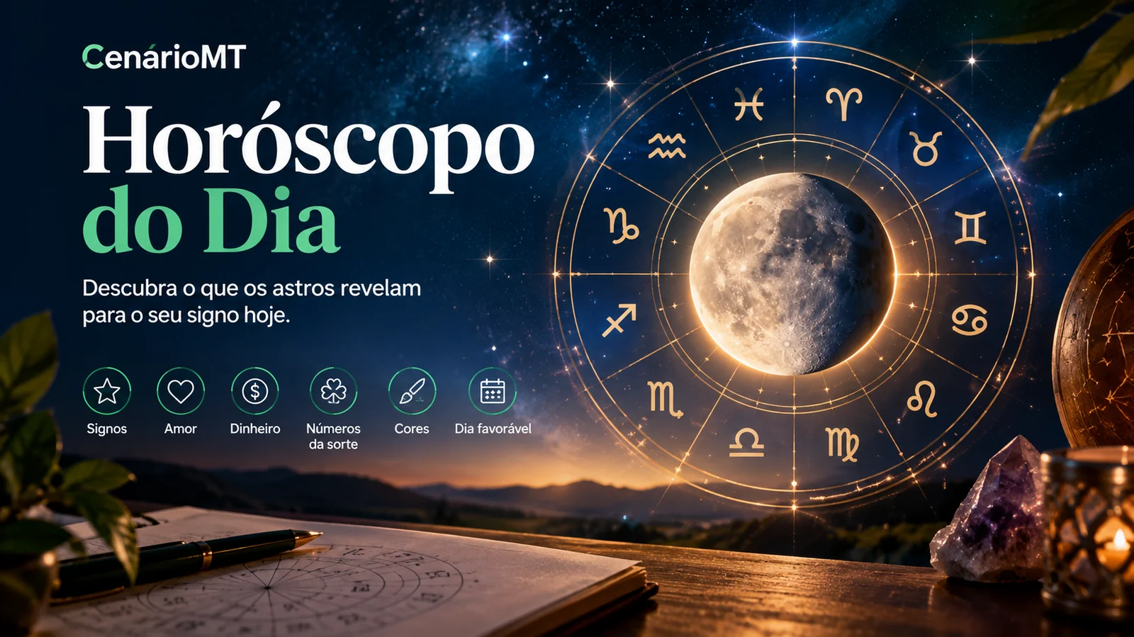 Horóscopo de hoje, 29 de outubro: Lua Cheia movimenta os 12 signos e pede atenção às emoções