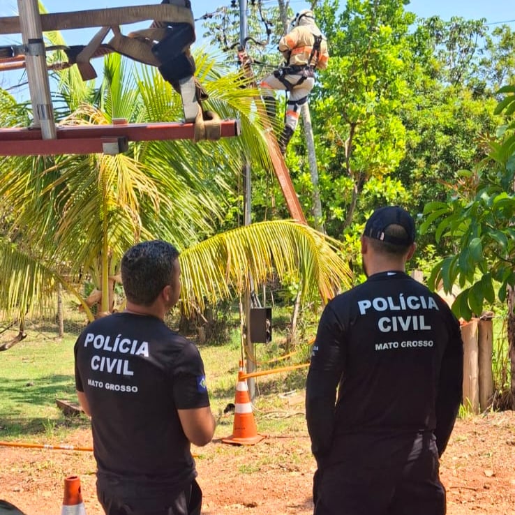 Mineradora é flagrada furtando energia em Cuiabá e três pessoas são presas