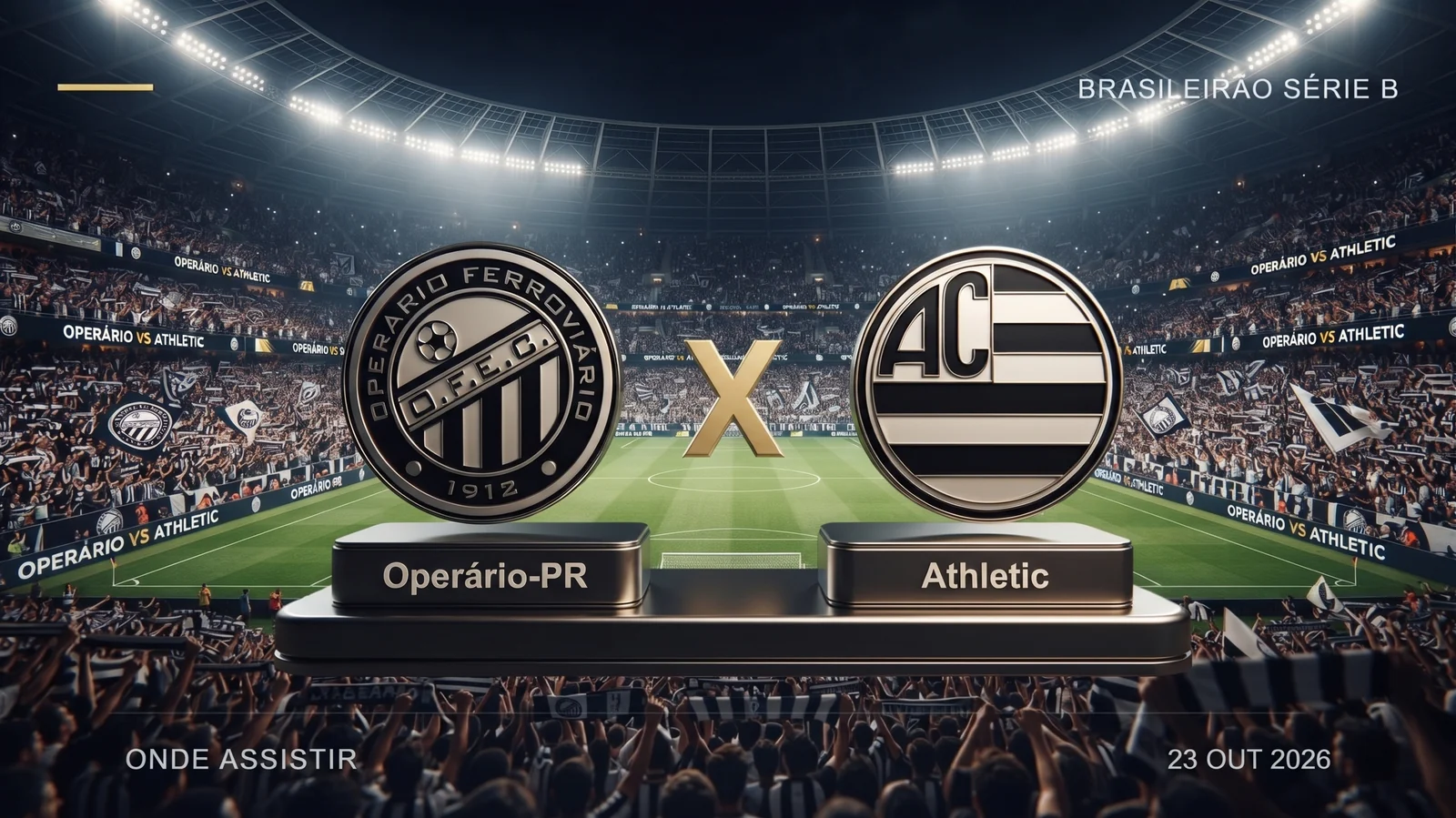 Operário-PR x Athletic: onde assistir ao vivo hoje
