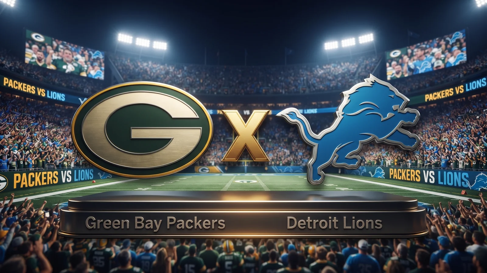 Packers x Lions: onde assistir à NFL em 25/10