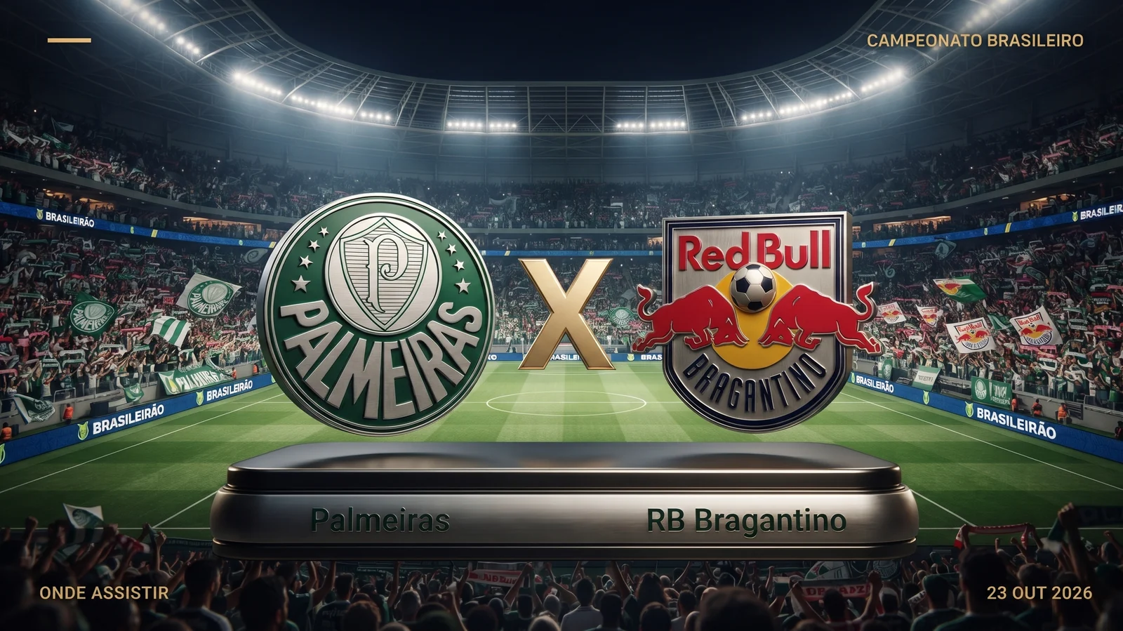 Palmeiras x RB Bragantino: onde assistir ao vivo