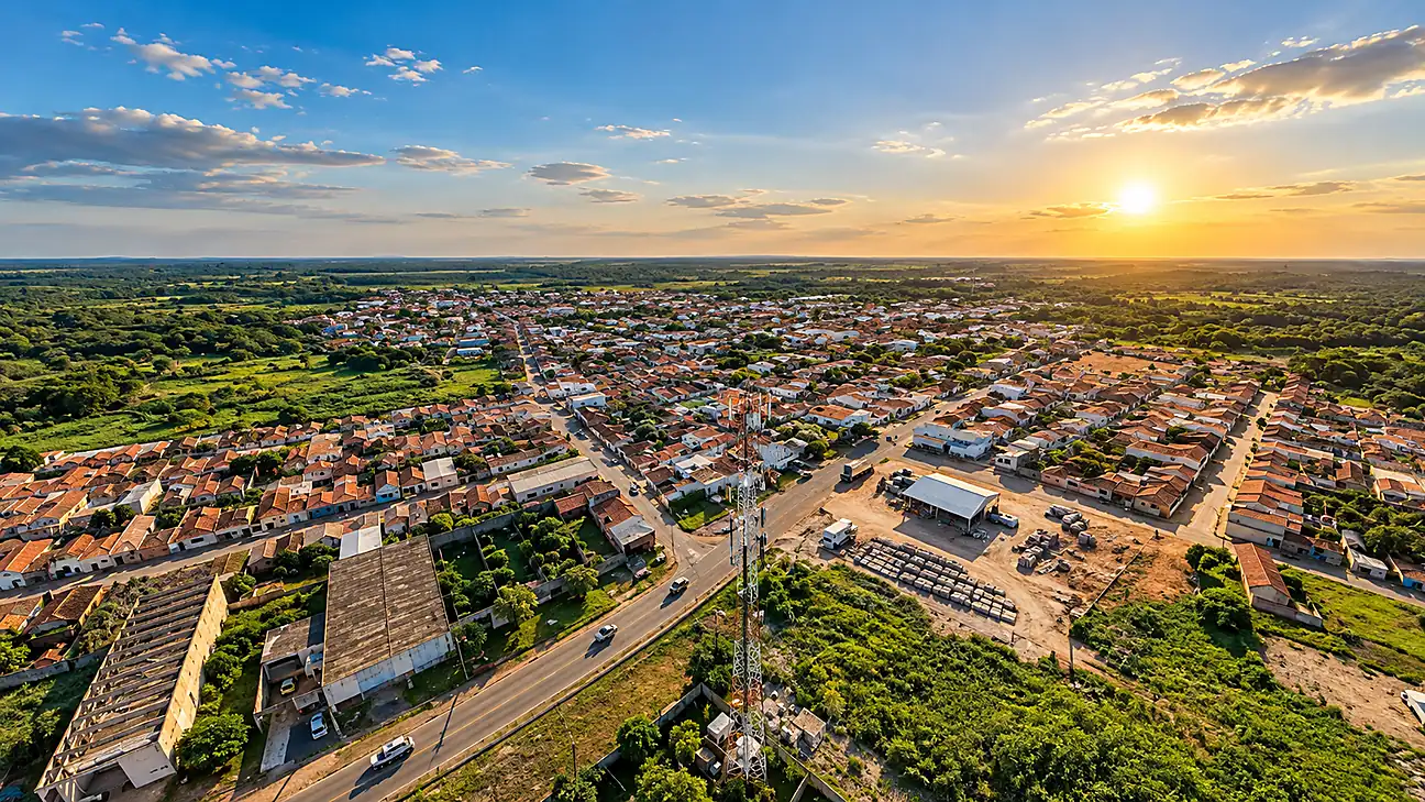 Vista aérea de Canarana