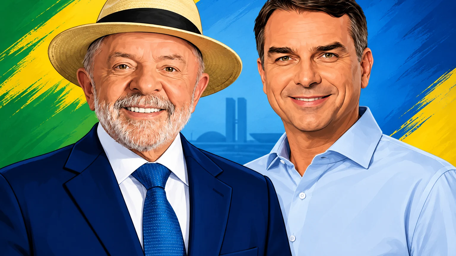 Últimas pesquisas colocam Flávio com até 51% dos votos válidos; disputa segue apertada