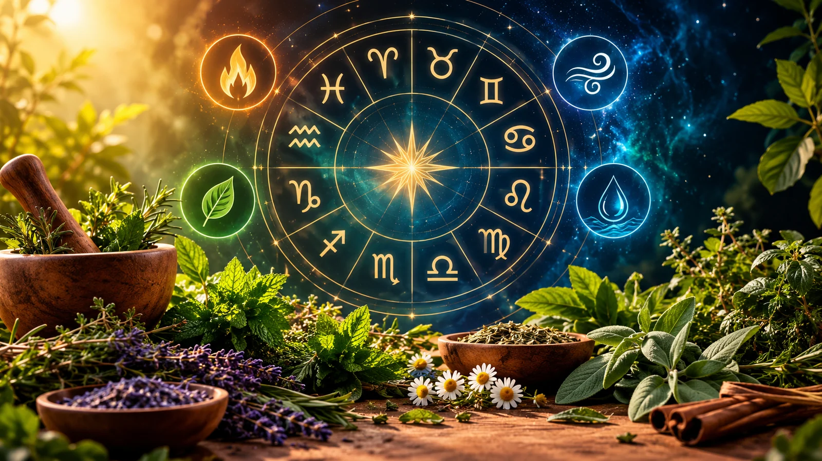 Ervas para cada signo: descubra quais plantas combinam com a energia dos 12 signos do zodíaco
