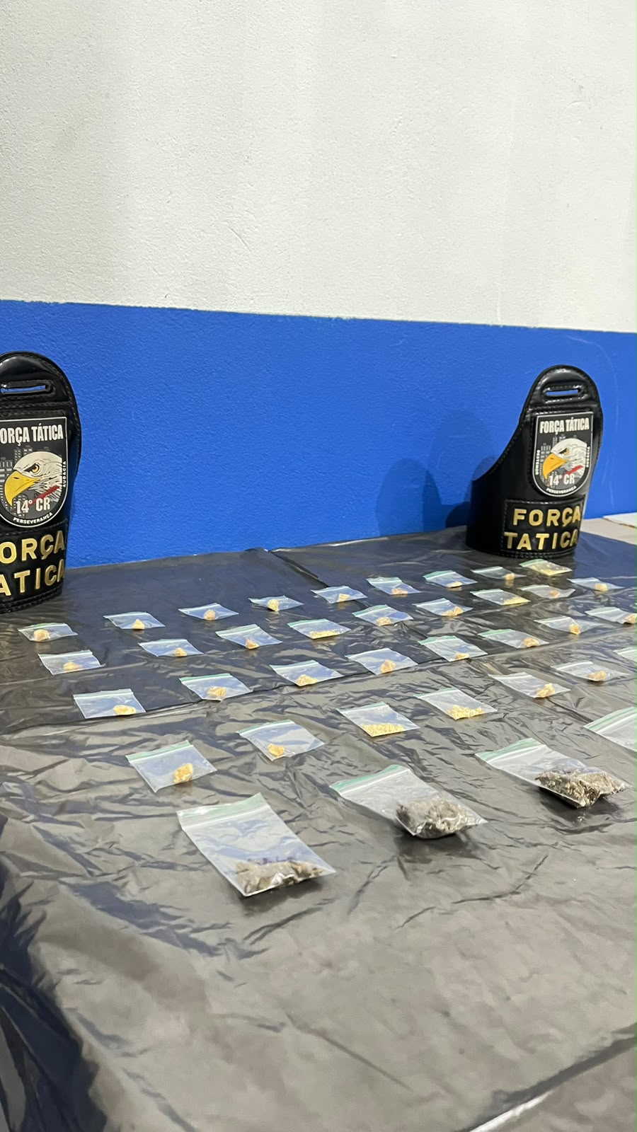 Força Tática apreende drogas em residência no bairro Fuji, em Lucas do Rio Verde