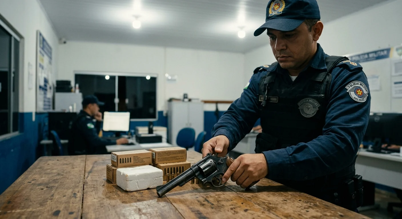 Homem é detido com armas de fogo em bar na zona rural de Nobres, MT