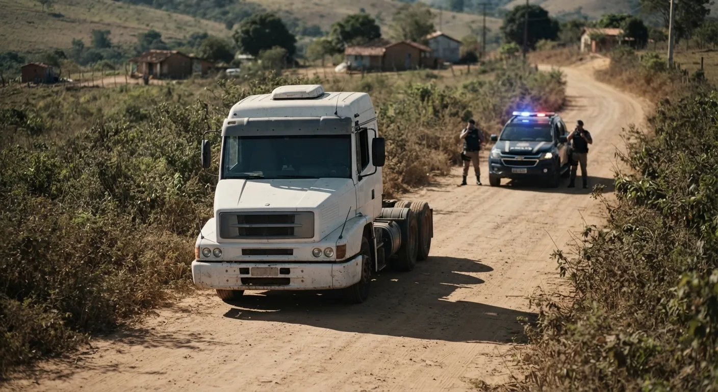 Força Tática recupera caminhão roubado após motorista ser rendido por criminosos às margens da MT-249