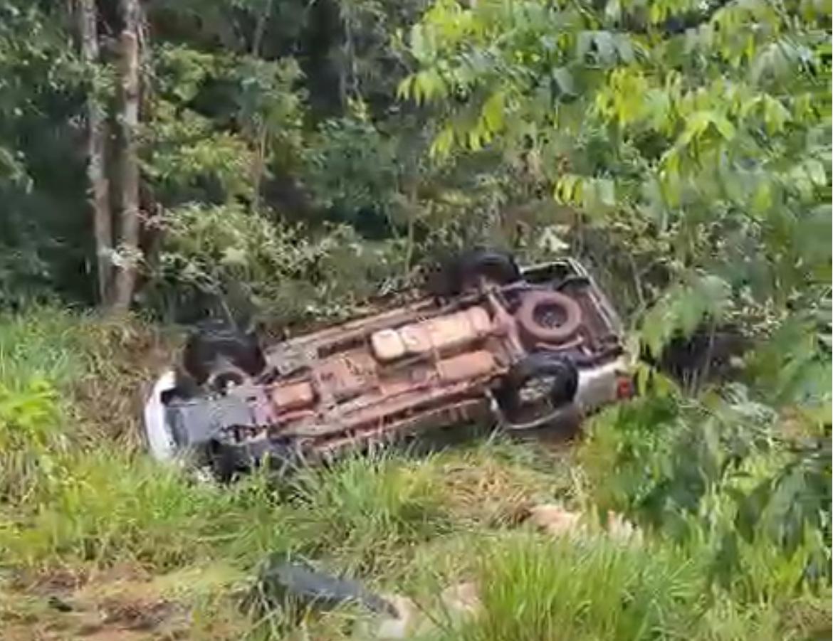Capotamento em rodovia entre Tapurah e Sorriso deixa idosa ferida em MT