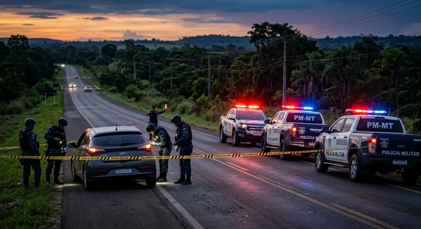Confronto com a Força Tática deixa dois mortos na Rodovia do Peixe em Rondonópolis