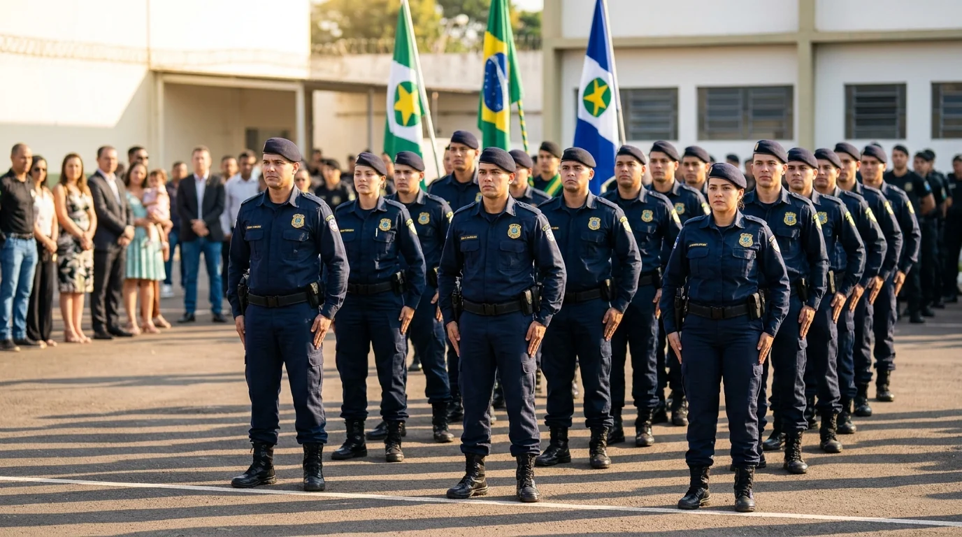 Sejus-MT reforça sistema prisional com a chegada de 175 novos servidores nesta segunda-feira