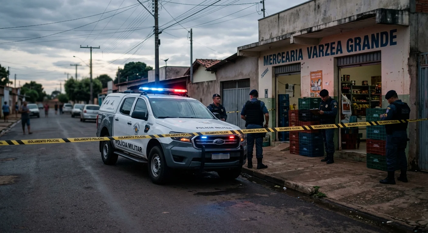 Mulher é morta a facadas dentro de mercearia em Várzea Grande, MT